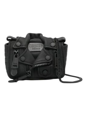 Moschino Mini Biker Leather Crossbody